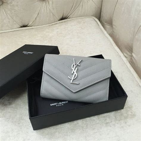 monogram small envelope wallet ysl|YSL wallet woman.